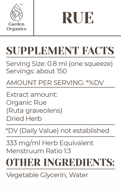 Rue Tincture