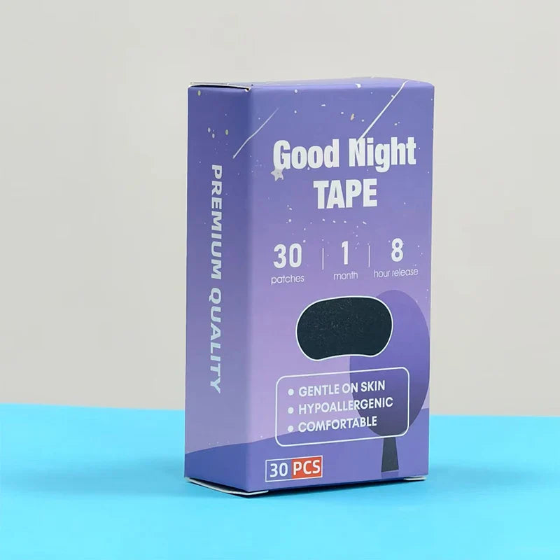30-Piece Mouth Tape for Snoring Relief | Anti-Snore Sleep Aid Strips