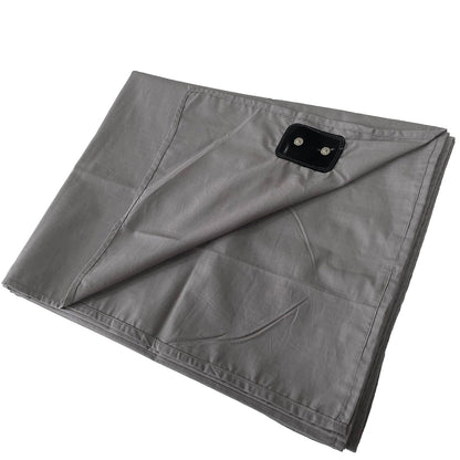 Earthing Grounding Flat Sheet – 10% Silver Fiber Conductive Antistatic Cotton Blend with Grounding Cord