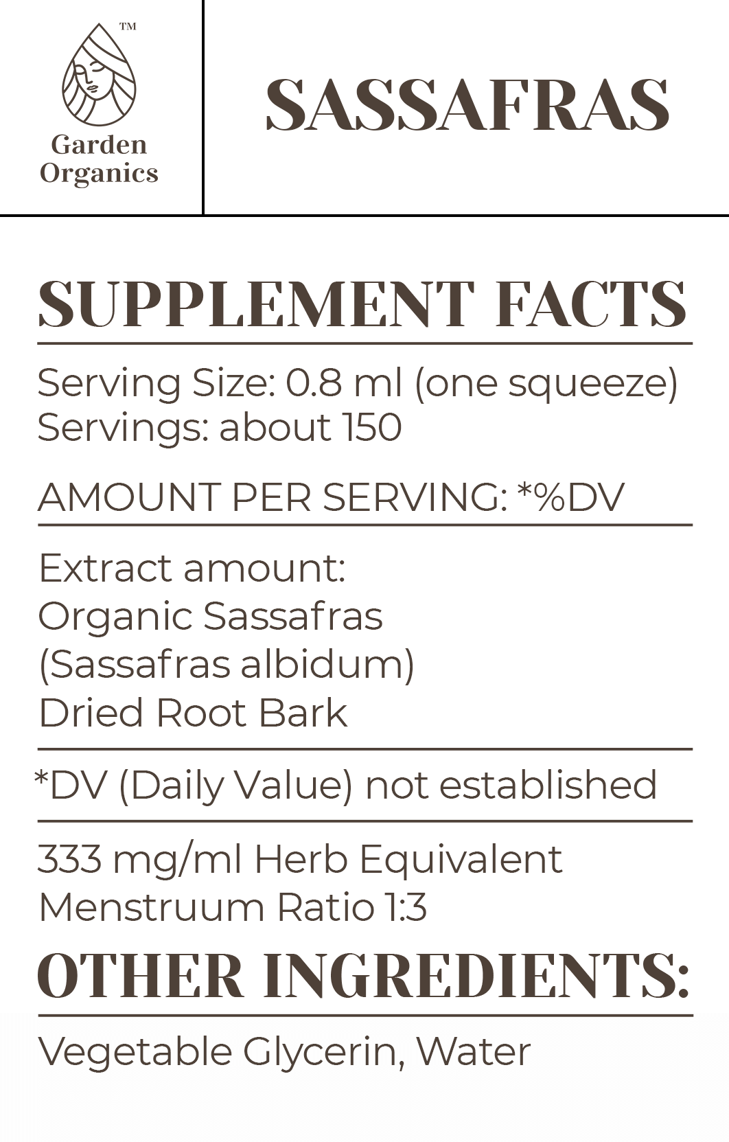Sassafras Tincture