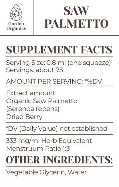 Saw Palmetto Tincture