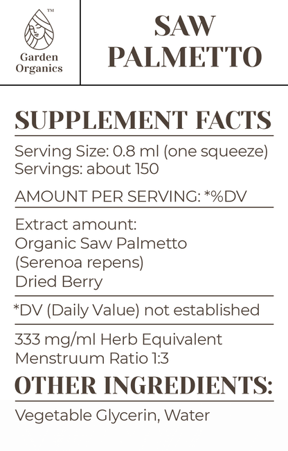 Saw Palmetto Tincture