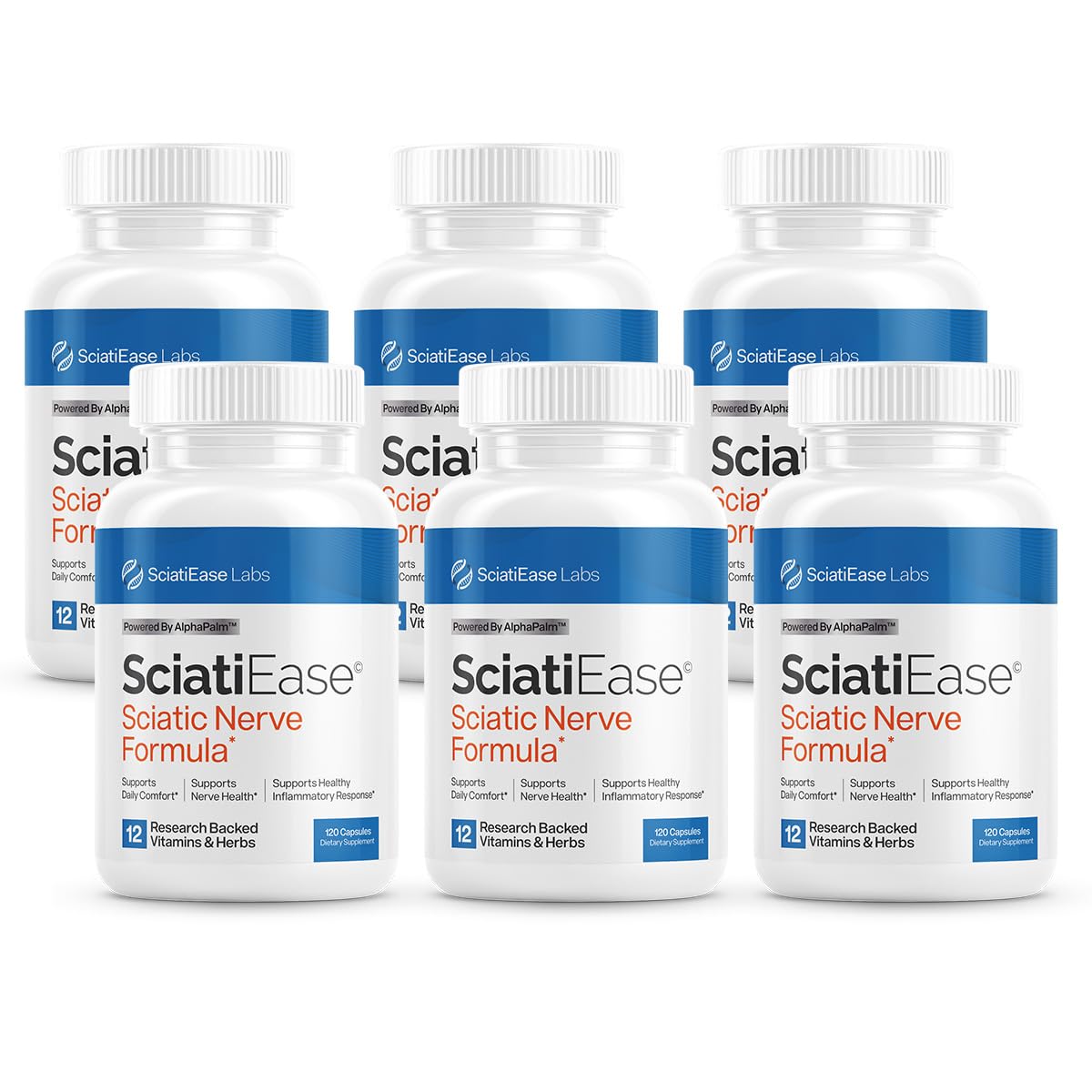 Sciatic Nerve Health Support Supplement - 120 Capsules