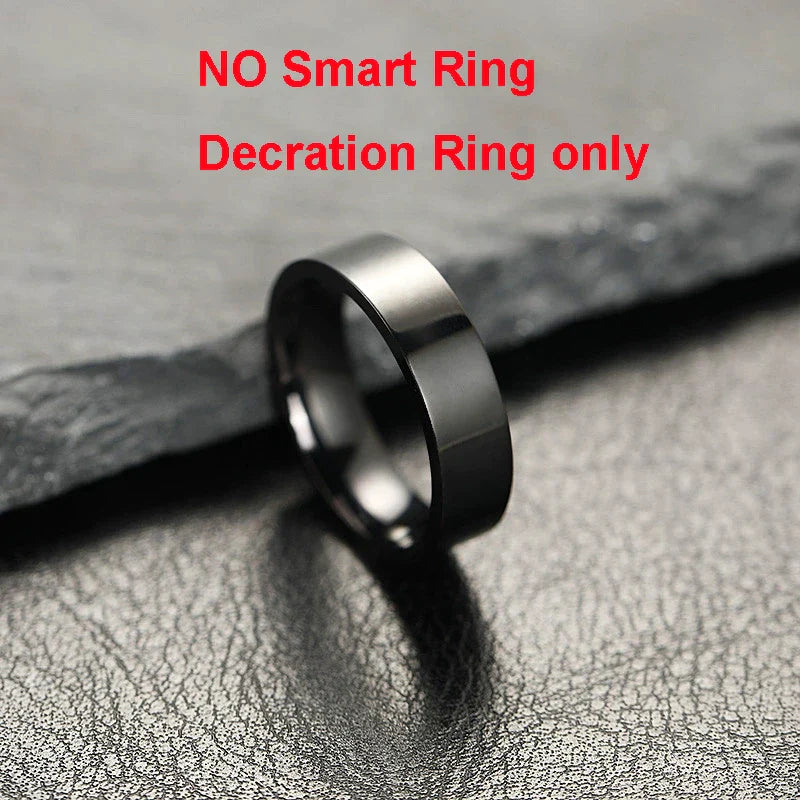 2026 Smart Ring Blood Pressure Heart Rate Sleep Monitoring Smartring IP68 & 5ATM Waterproof Multi-sport Mode Smartring Man Women