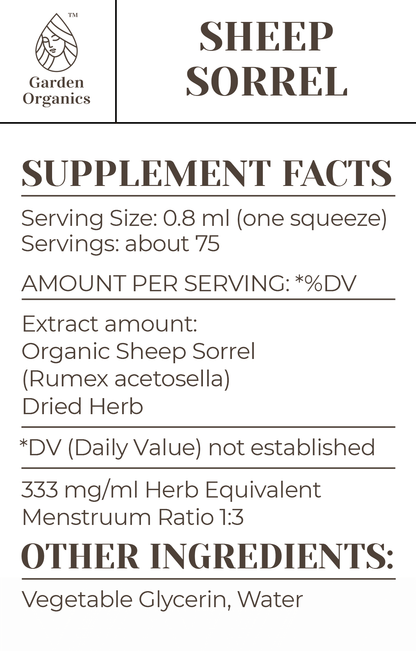 Sheep Sorrel Tincture