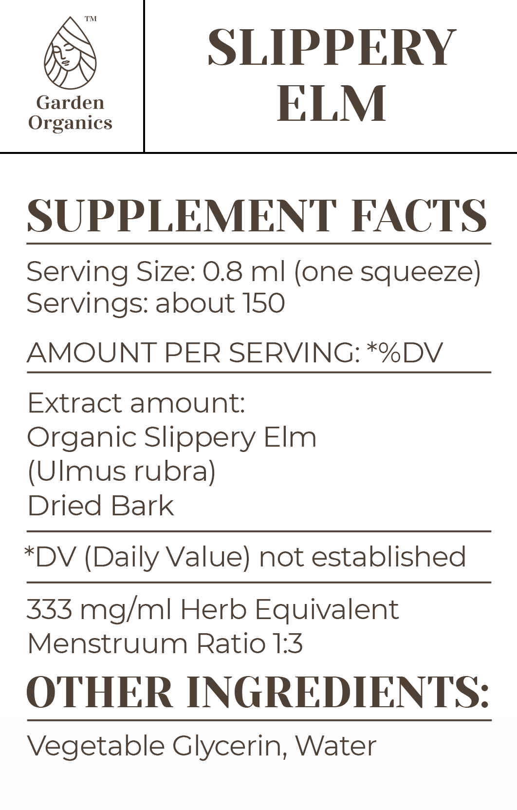 Slippery Elm Tincture