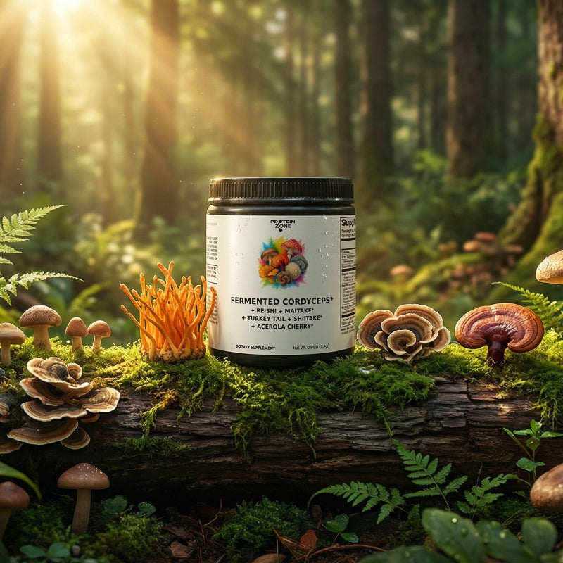 Fermented Mushroom Complex | Organic 7-Mushroom Immunity Blend
