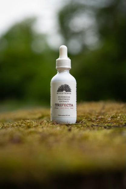 Organic Trifecta Blend Mushroom Tincture 2oz.