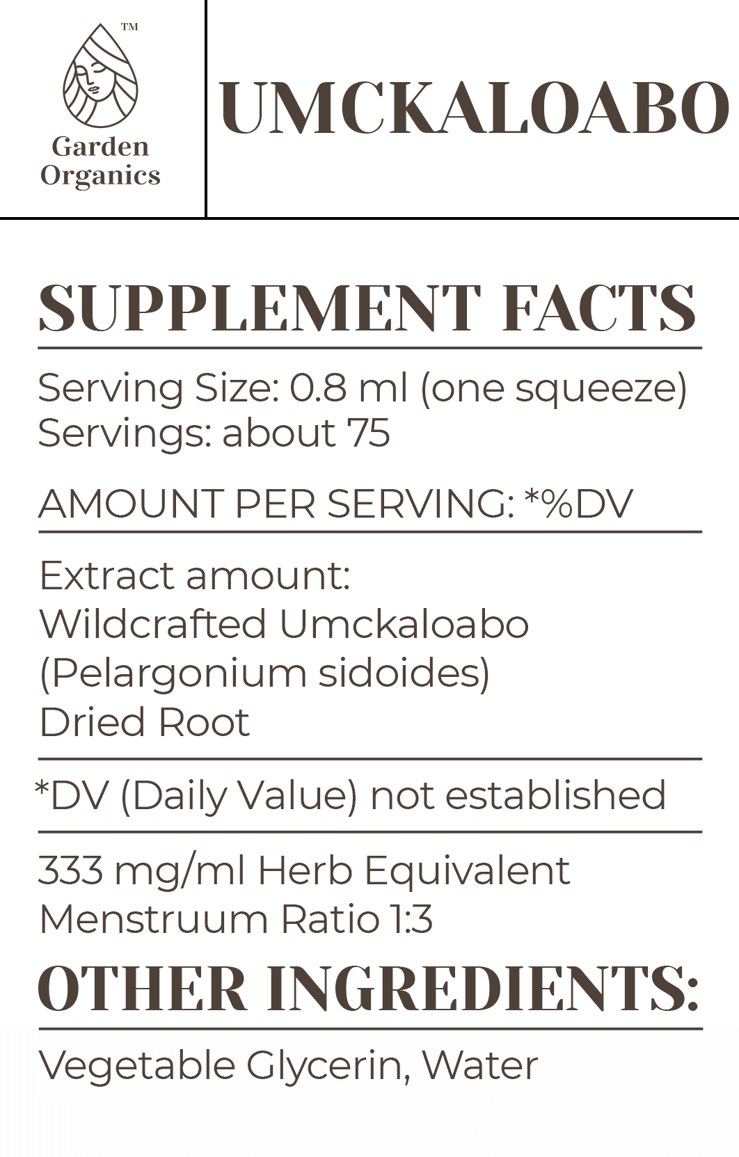 Umckaloabo Tincture