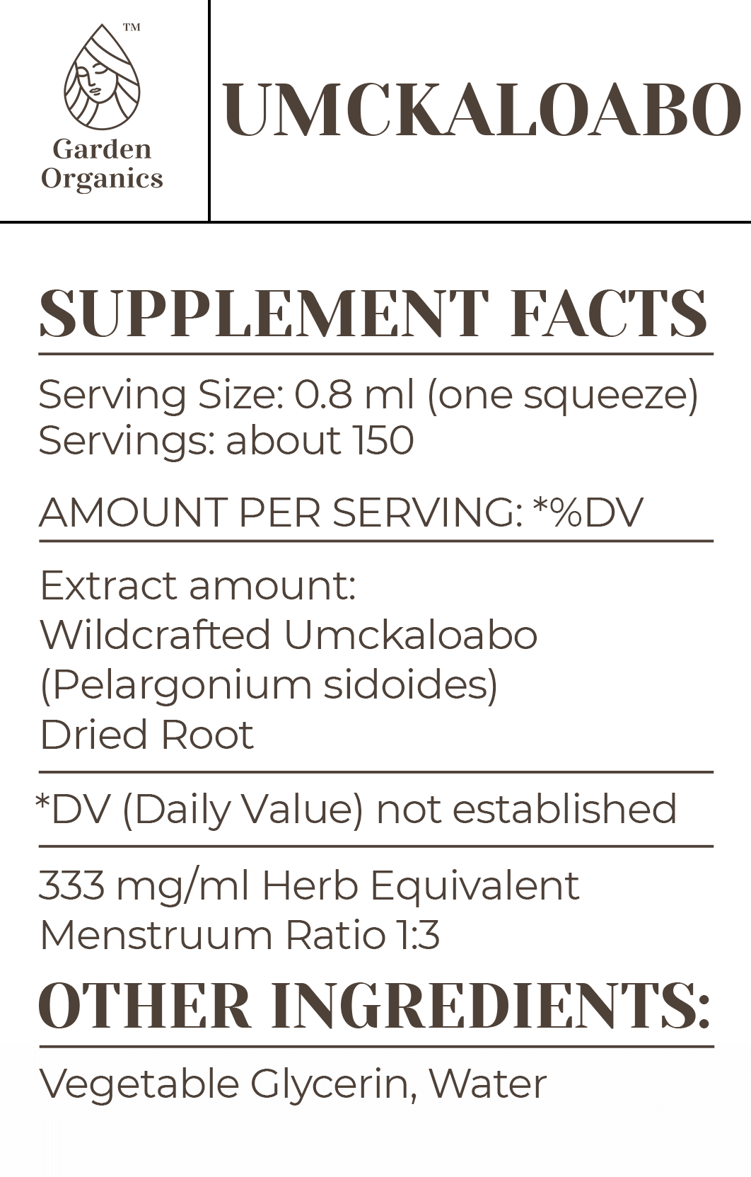 Umckaloabo Tincture