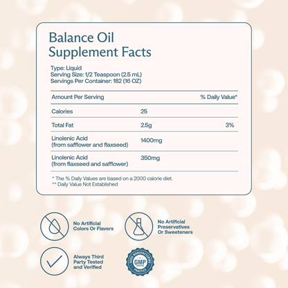 BodyBio Balance Oil - Essential Fatty Acids