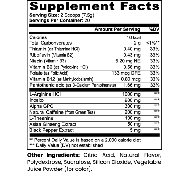 Energy Powder IQ (Sour Grape)