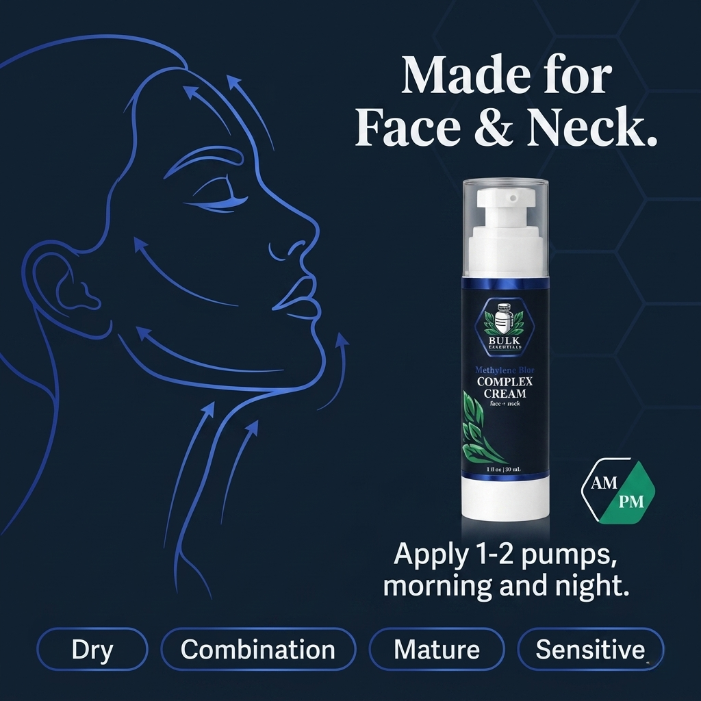 Methylene Blue Complex Cream, Hydrating & Wrinkle Smoothing