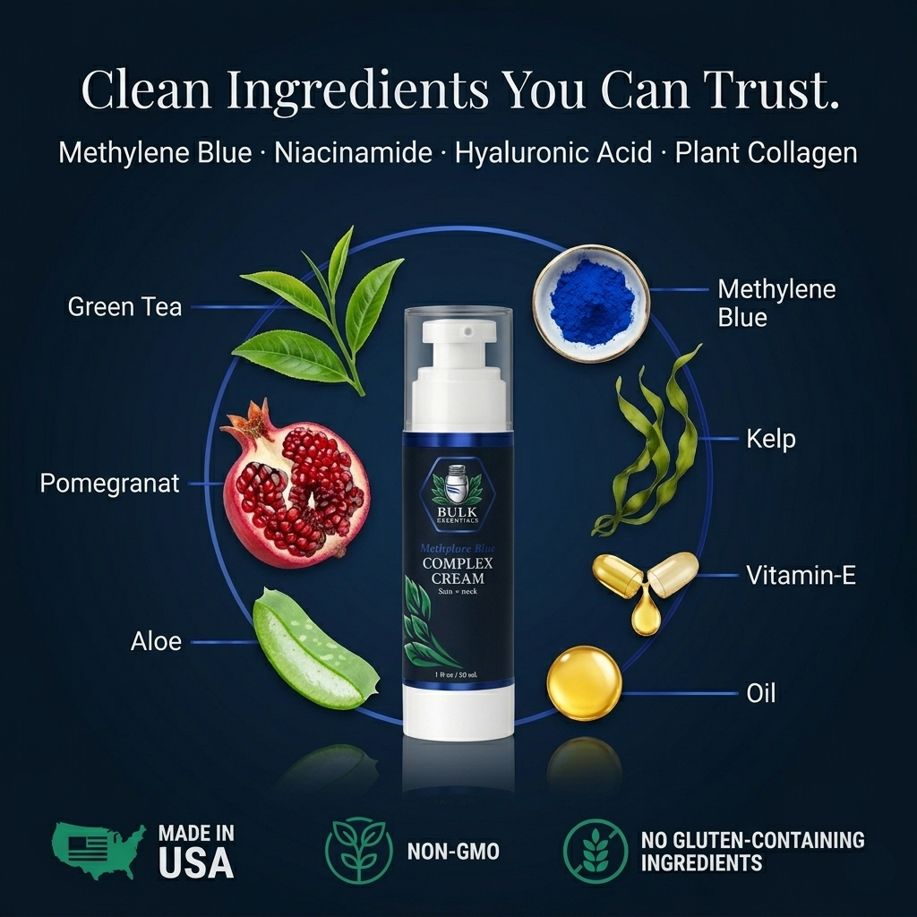 Methylene Blue Complex Cream, Hydrating & Wrinkle Smoothing