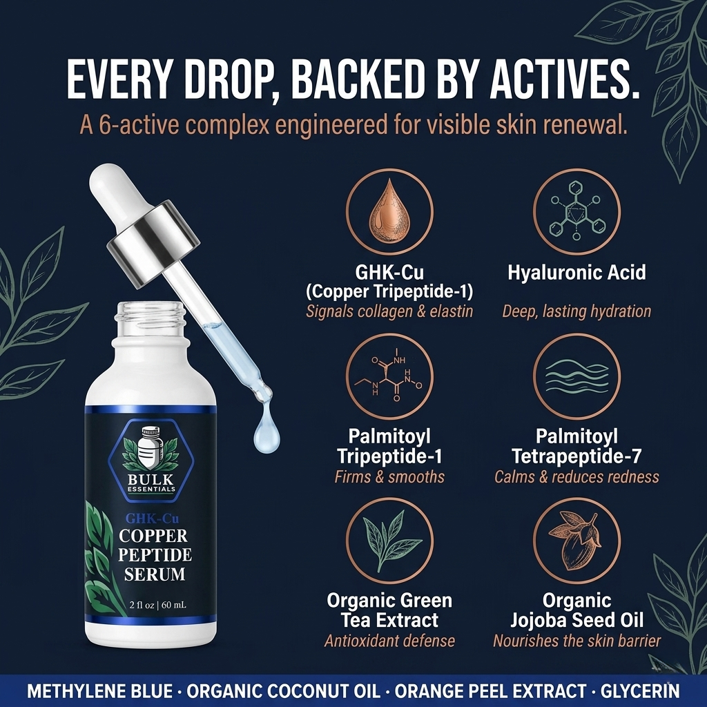 Copper Peptides Serum For Face+Neck Firming & Hydrating