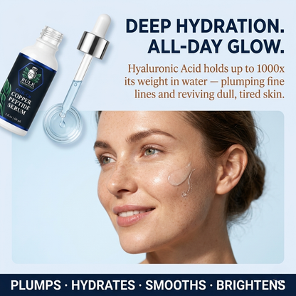 Copper Peptides Serum For Face+Neck Firming & Hydrating