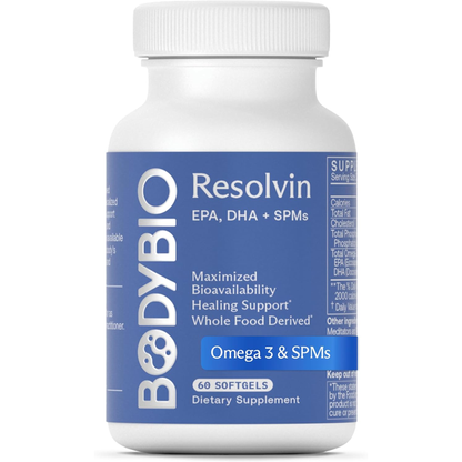 BodyBio Resolvin SPMs for Healthy Inflammation, Skin Repair & Joint Comfort