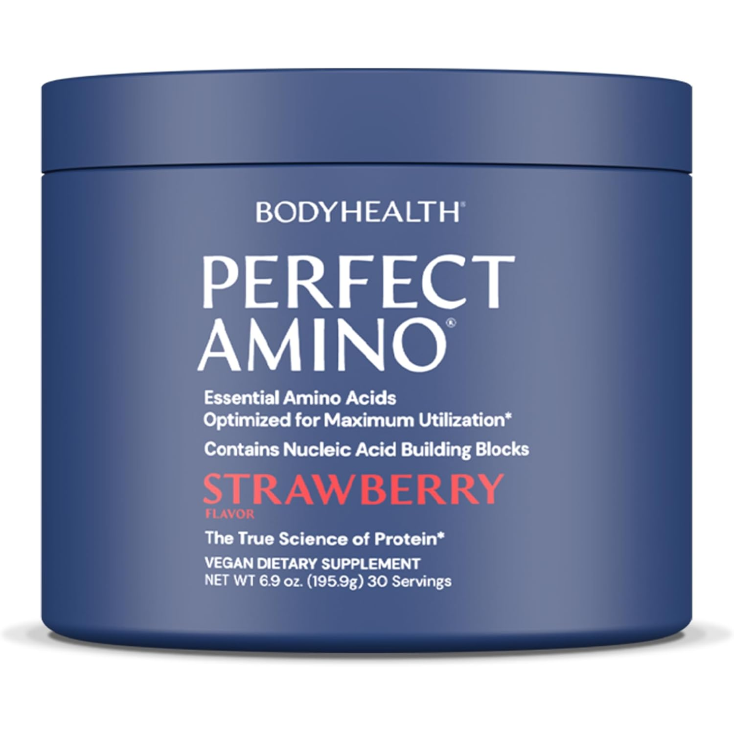 BodyHealth PerfectAmino Powder - BCAA and EAA Powder for Pre and Post Workout - Strawberry