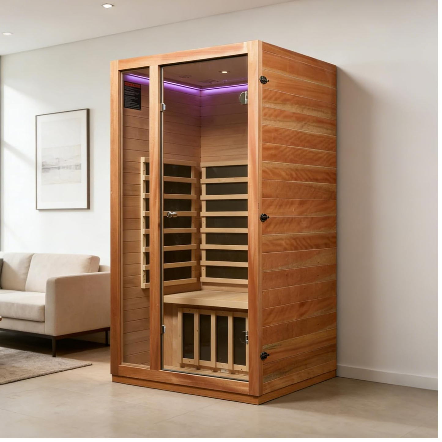 Royal Saunas 1-2 Person Indoor Far Infrared Luxury Sauna