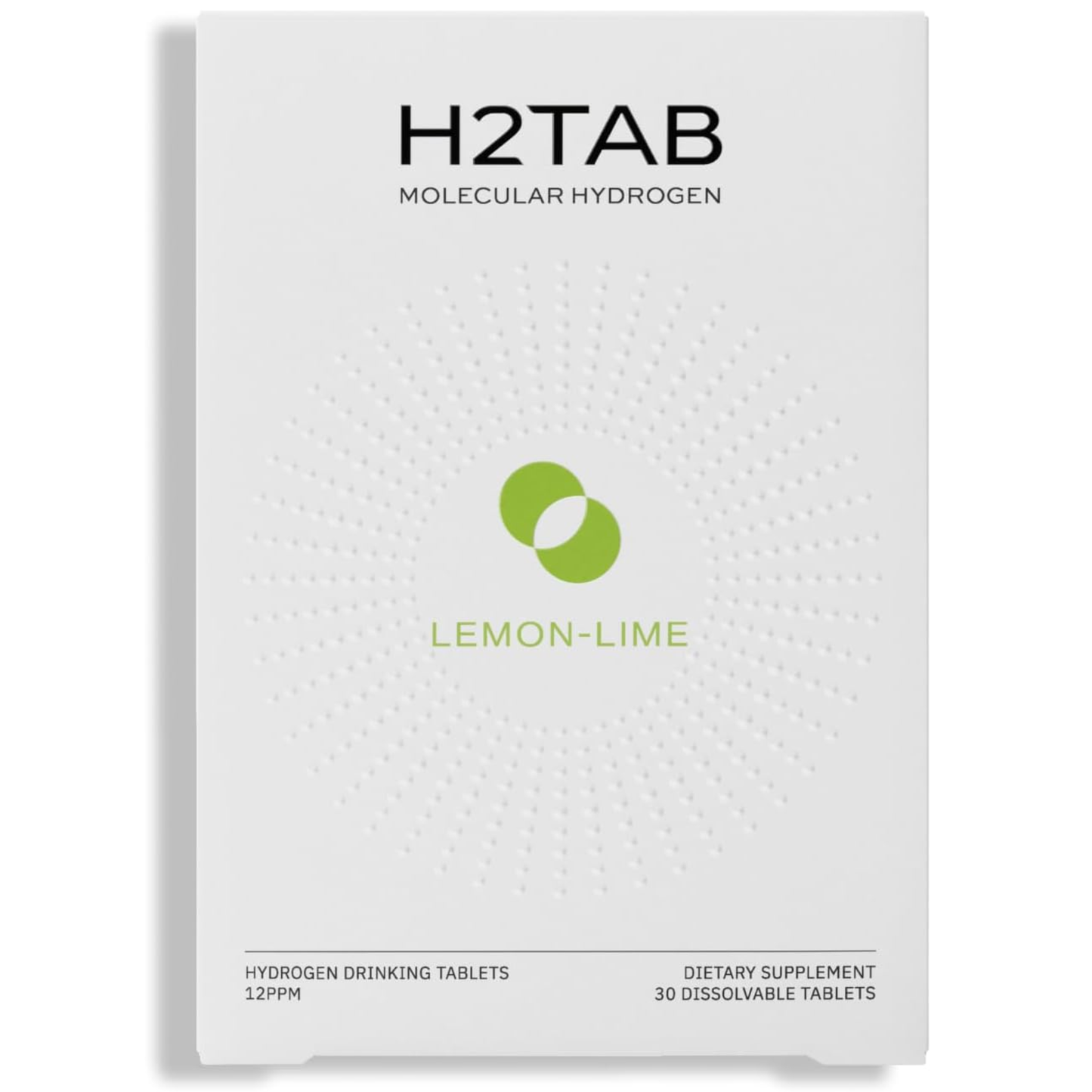 H2Tab Molecular Hydrogen Water Drinking Tablets, 30 Count Lemon Lime