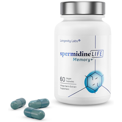 LONGEVITY LABS + spermidineLIFE Memory+ 1300mg Supplement, 60 Capsules