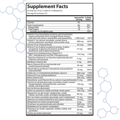 Drucker Labs intraMAX Liquid Multivitamin, 415+ Nutrients, Non-GMO