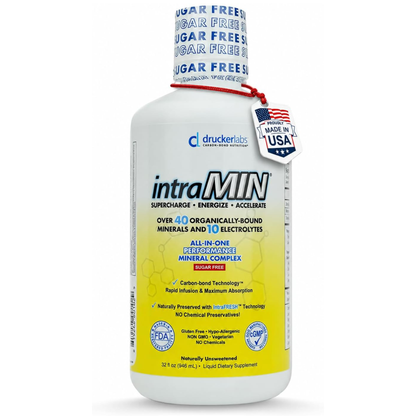Drucker Labs intraMIN Liquid Minerals and Electrolytes, Unflavored,32 fl oz