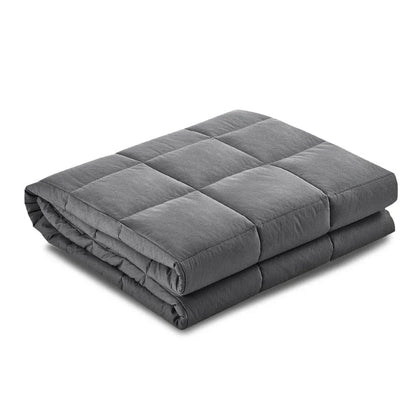 Weighted Blanket Adult 9KG Heavy Gravity Blankets Microfibre Cover
