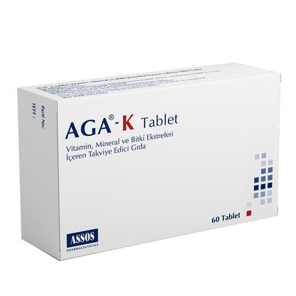 Aga-K Dietary Supplement - 60 Tablets for Health and Wellness Support