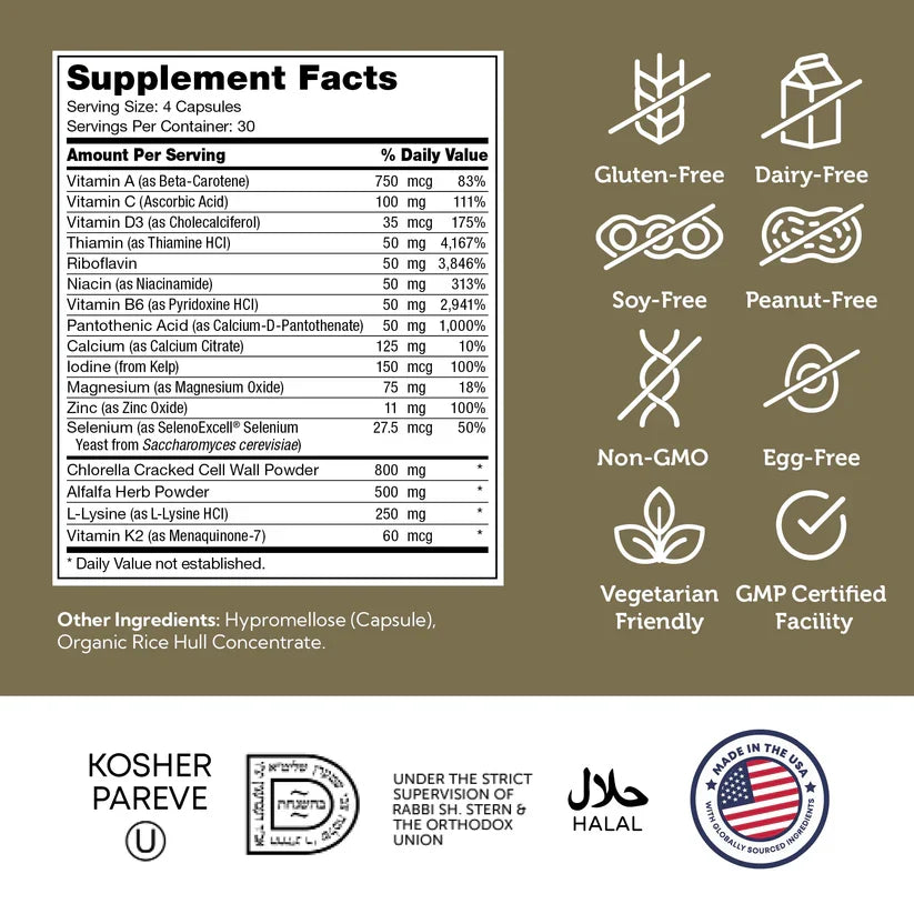 Zahler HeightFactor™ – Natural Growth Support Formula | 120 Capsules