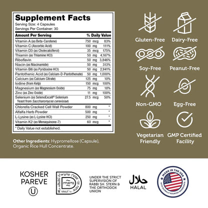 Zahler HeightFactor™ – Natural Growth Support Formula | 120 Capsules