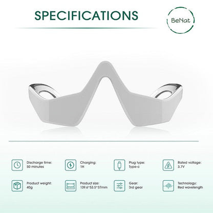 Under-Eye Red Light Therapy Skin Rejuvenation and
