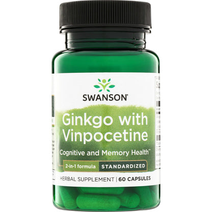 Ginkgo with Vinpocetine - Standardized
