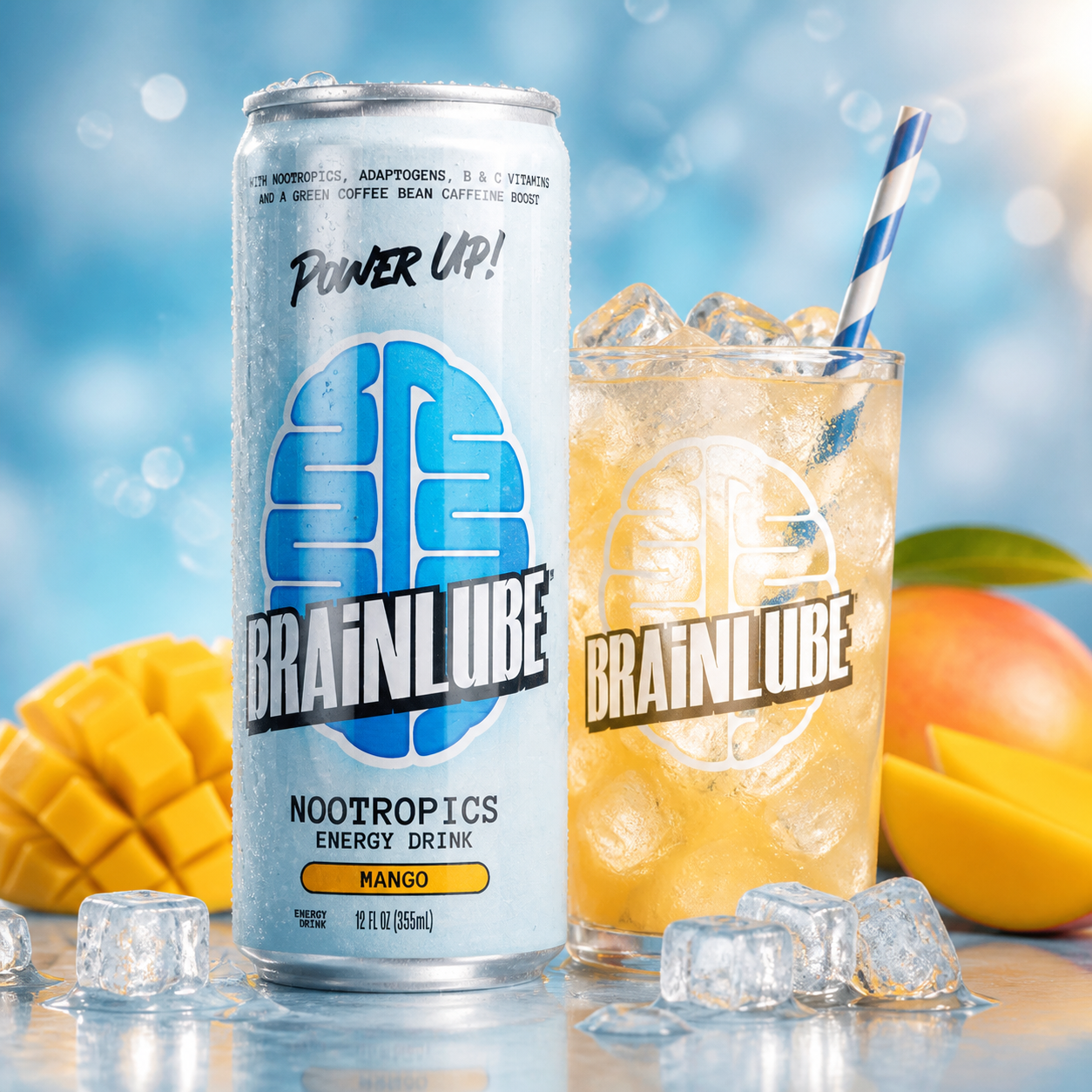 Nootropics Energy Drink, OG Mango