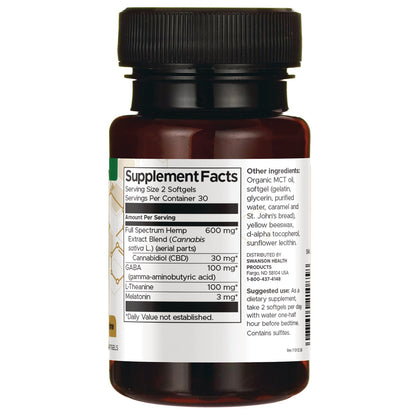 CBD + Sleep Support Full Spectrum w/ Melatonin, GABA & L-Theanine