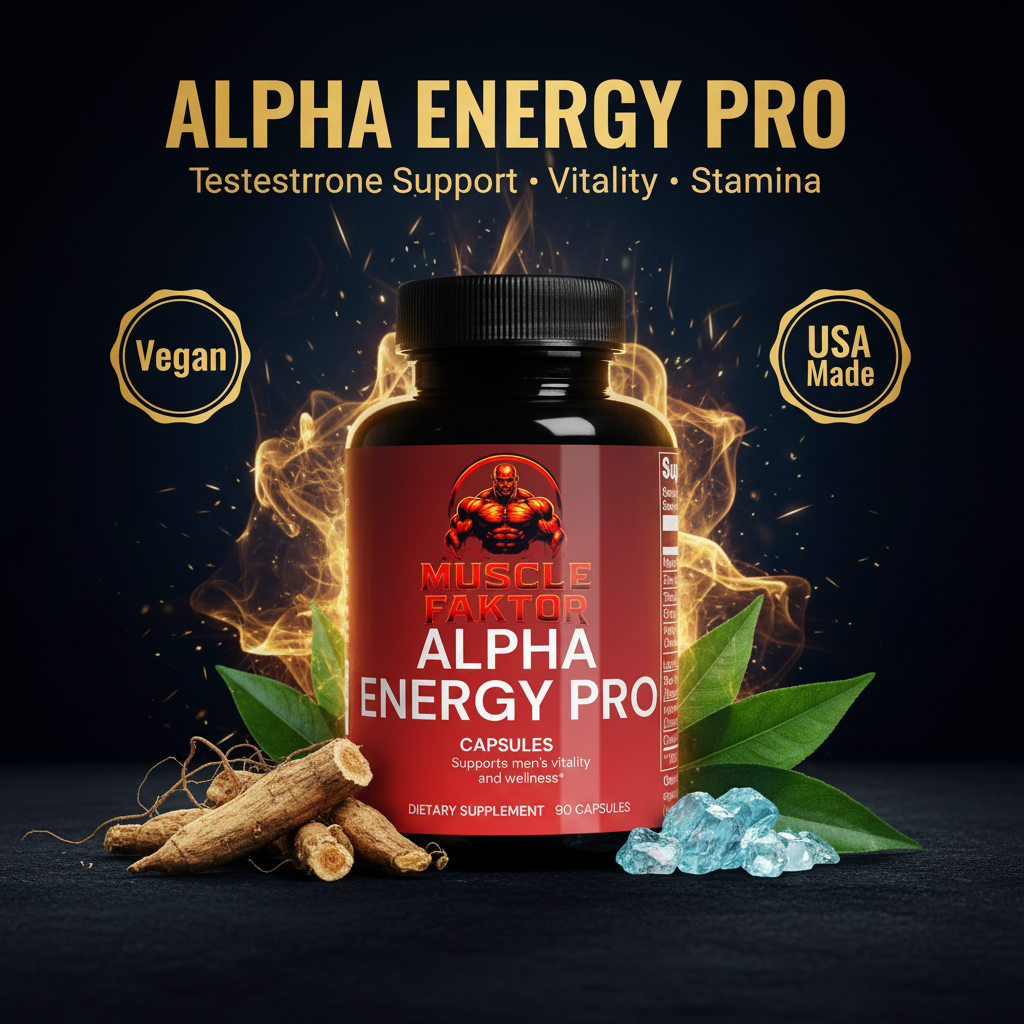Alpha Energy Pro - Men's Wellness Supplement