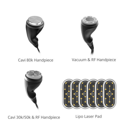 Aristorm S-Shape 4-in-1 Ultrasonic Cavitation & RF LED Lipo Laser System
