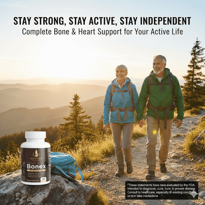 Bonex VIT D3, K2 MK-7 & Calcium | 60 Capsules