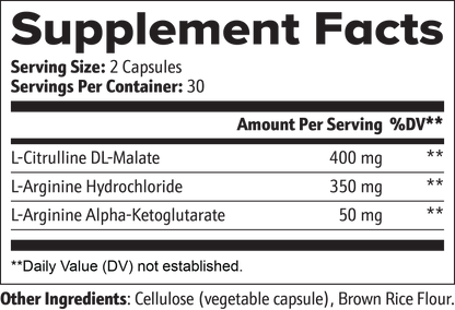 L-Citrulline & L-Arginine Stack -  Made with Love in the USA