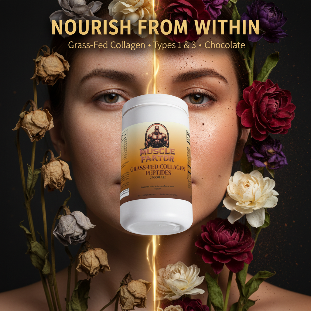 Grass-Fed Collagen Peptides Powder (Chocolate)