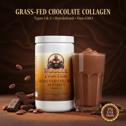 Grass-Fed Collagen Peptides Powder (Chocolate)