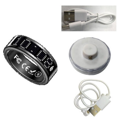 Smart Ring With Display For Counting, Heart Rate, Blood Oxygen, Pressure, Sleep, And Exercise Monitoring, Smart Bracelet For The Middle East