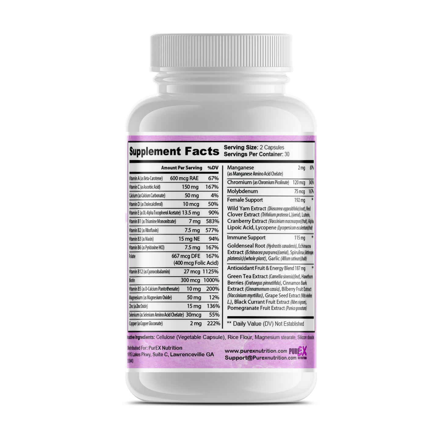 Pure Multi-Vitamins Women's
