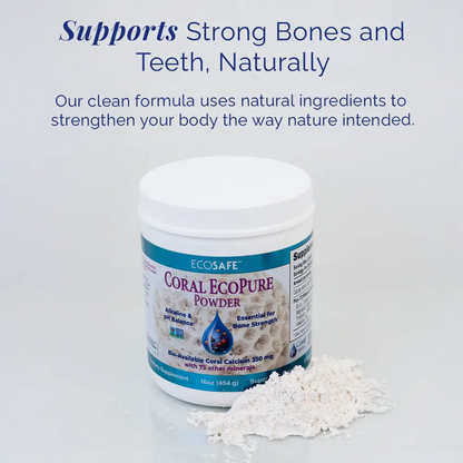 EcoPure Pure Coral Calcium Powder – 454 Grams