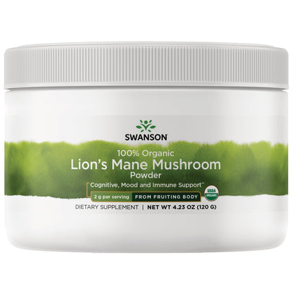 100% Organic Lion's Mane Mushroom Powder