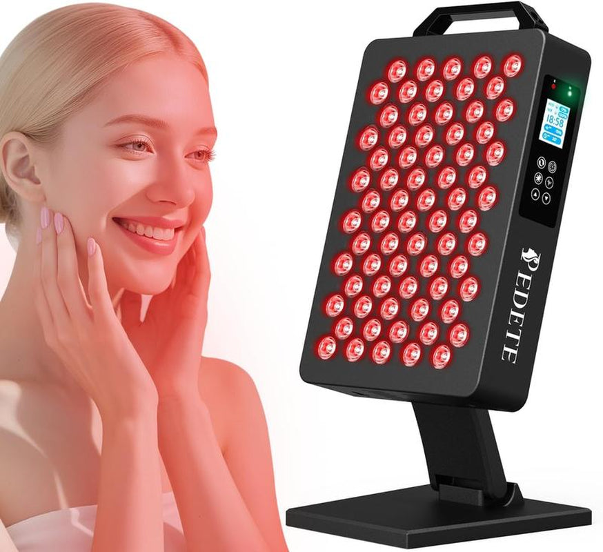 PEDETE Red Light Therapy Panel for Face & Body | Relieve Pain, Improve Skin & Sleep, High Power LED Light (630/660/810/850/940Nm)