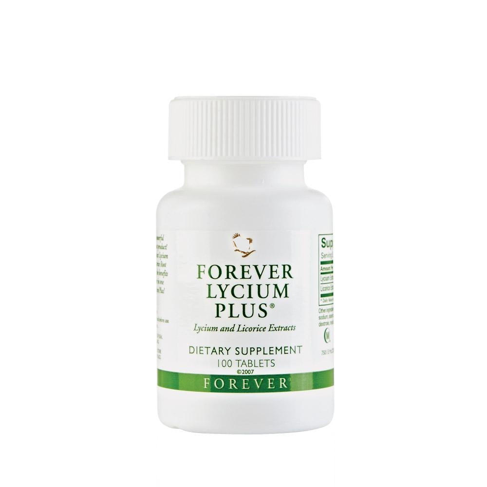 Forever Lycium Plus® combines goji berries with licorice extract antioxidant formula rooted in traditional Chinese wellness practices.