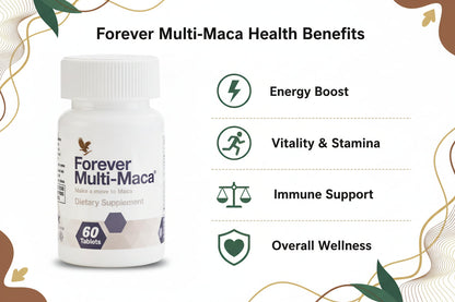 Forever Multi Maca - Natural Energy & Vitality Supplement
