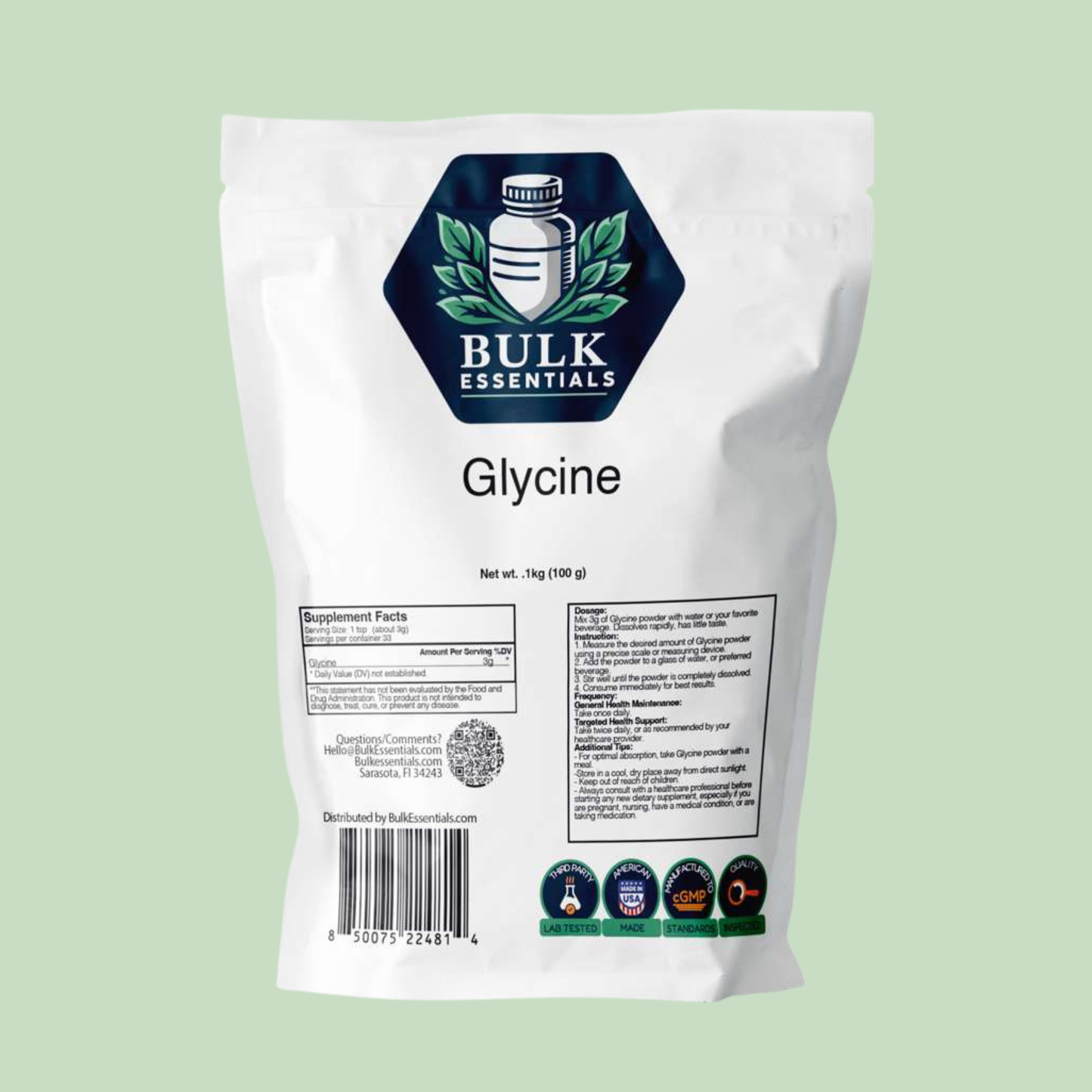 Glycine Powder Supplement