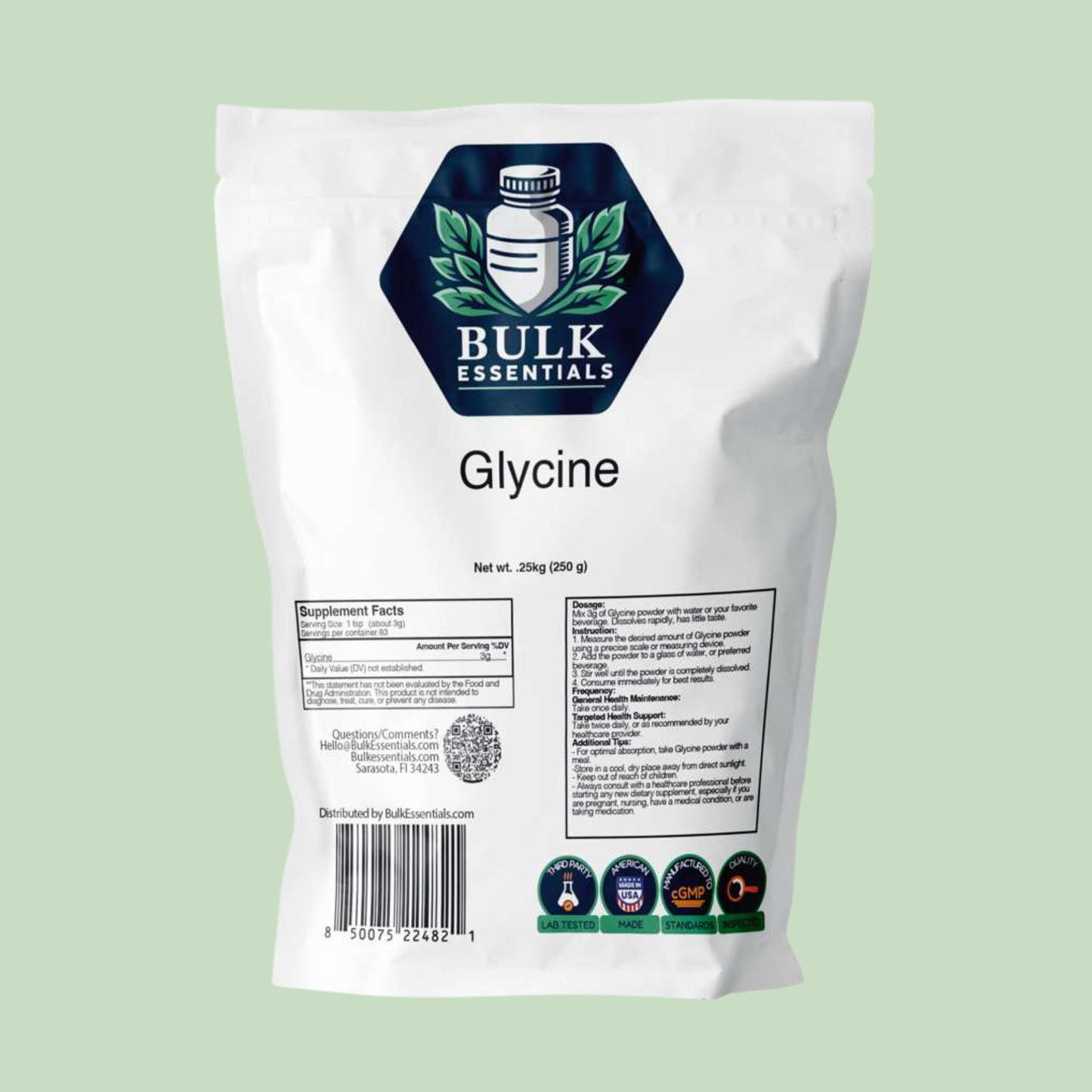 Glycine Powder Supplement